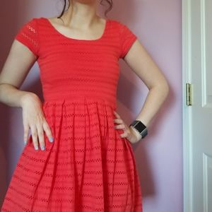 Bright Orange Mini Dress